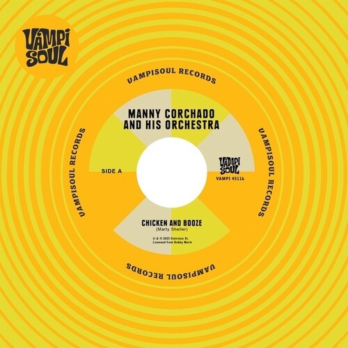 Manny Corchado / Nelson Y Sus Estre - Chicken And Booze / Aguardiente Y P in der Gruppe VINYL / Pop-Rock bei Bengans Skivbutik AB (5647873)