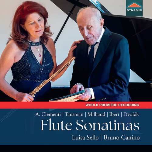Luisa Sello Bruno Canino - Flute Sonatinas in der Gruppe CD / Klassiskt bei Bengans Skivbutik AB (5648067)
