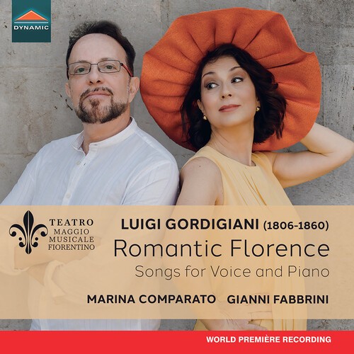 Luigi Gordigiani - Romantic Florence - Songs For Voice in der Gruppe CD / Klassiskt bei Bengans Skivbutik AB (5648068)