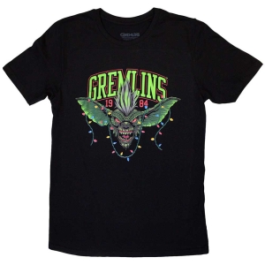Gremlins - Stripe 1984 Xmas Lights Uni Bl T-Shirt in der Gruppe MERCHANDISE / T-shirt / Soundtrack bei Bengans Skivbutik AB (5648198r)