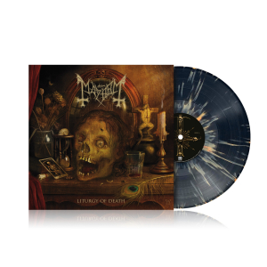Mayhem - Liturgy Of Death (Ltd Exclusive Gatefold Black-Apricot Splatter Vinyl LP) in der Gruppe VINYL / Kommande / Hårdrock bei Bengans Skivbutik AB (5648207)