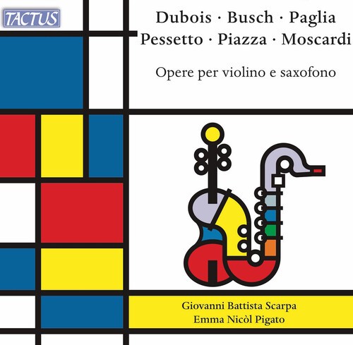 Giovanni Battista Scarpa Emma Nico - Works For Violin And Saxophone in der Gruppe CD / Bestseller bei Bengans Skivbutik AB (5648221)
