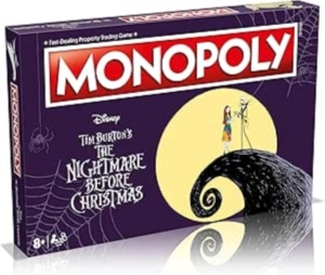 The Nightmare Before Christmas - Monopoly in der Gruppe MERCHANDISE / Merch / TV-serie bei Bengans Skivbutik AB (5648392)