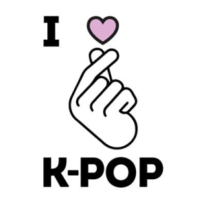K-Pop - I Love K-Pop Postcard Print A6 in der Gruppe MERCHANDISE / Merch / Kommande / K-Pop bei Bengans Skivbutik AB (5648428)