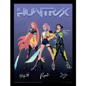 K-Pop Demon Hunters - Huntrix Signatures Collector Print in der Gruppe MERCHANDISE / Merch / Kommande / K-Pop bei Bengans Skivbutik AB (5648431)