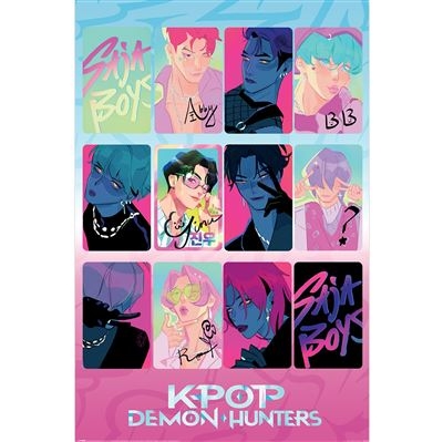 K-Pop Demon Hunters - Light And Dark Maxi Poster 91,5 X 61 Cm in der Gruppe MERCHANDISE / Poster / Pop-Rock bei Bengans Skivbutik AB (5648435)