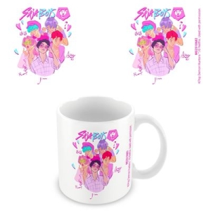 K-Pop Demon Hunters - Saja Boys Graphic White Pod Mug in der Gruppe MERCHANDISE / Merch / Kommande / K-Pop bei Bengans Skivbutik AB (5648436)