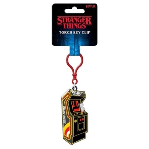 Stranger Things - Arcade Unit Torch Key Clip in der Gruppe MERCHANDISE / Merch / Kommande / TV-serie bei Bengans Skivbutik AB (5648439)