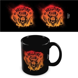 Stranger Things - Hellfire Black Pod Mug in der Gruppe MERCHANDISE / Merch / Kommande / TV-serie bei Bengans Skivbutik AB (5648448)
