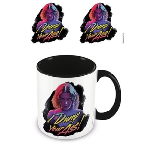 Stranger Things - I Dump Your Ass Retro Black Inner Mug in der Gruppe MERCHANDISE / Tasse / TV-serie bei Bengans Skivbutik AB (5648450)