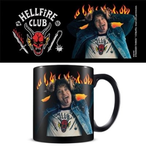 Stranger Things - Eddie Hellfire Black Mug in der Gruppe MERCHANDISE / Merch / Kommande / TV-serie bei Bengans Skivbutik AB (5648468)