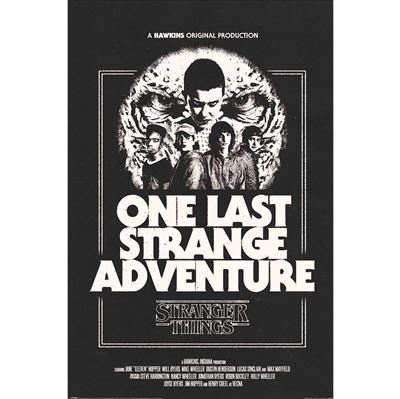 Stranger Things - One Last Adventure Maxi Poster 91,5 X 61 Cm in der Gruppe MERCHANDISE / Poster / TV-serie bei Bengans Skivbutik AB (5648477)