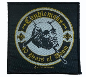 Candlemass - Patch 40 Years Of Doom (9,7 X 9,9 C in der Gruppe MERCHANDISE / Accessoarer / Kommande / Hårdrock bei Bengans Skivbutik AB (5648773)