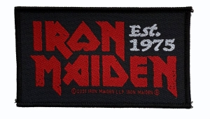 Iron Maiden - Est 1975 Standard Patch in der Gruppe MERCHANDISE / Stoffaufnäher /  /  bei Bengans Skivbutik AB (5648775)
