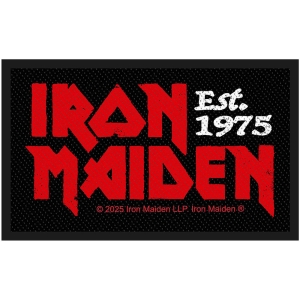 Iron Maiden - Est 1975 Standard Patch in der Gruppe MERCHANDISE / Stoffaufnäher / Heavy Metal bei Bengans Skivbutik AB (5648775)