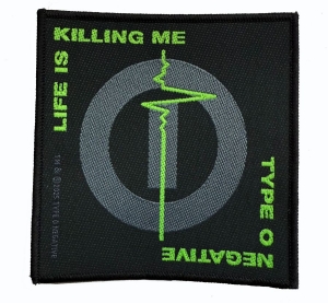 Type O Negative - Patch Life Is Killing Me (9,5  X 10 in der Gruppe MERCHANDISE / Stoffaufnäher / Heavy Metal bei Bengans Skivbutik AB (5648777)