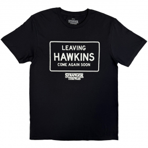 Stranger Things - Leaving Hawkins Uni Bl T-Shirt  (2XL) in der Gruppe -Start Tshirt bei Bengans Skivbutik AB (5649122)
