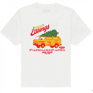 Stranger Things - Season Of Eating Hand Tossed Uni Wht T-Shirt in der Gruppe MERCHANDISE / T-shirt / Kommande / Film-Musikal bei Bengans Skivbutik AB (5649140r)