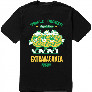 Stranger Things - Ahoy Now Available Uni Bl T-Shirt in der Gruppe MERCHANDISE / T-shirt / Kommande / Film-Musikal bei Bengans Skivbutik AB (5649158r)