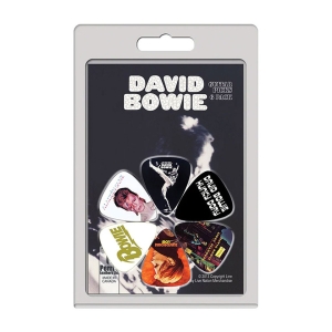 David Bowie - Album Covers 2 6-Pack Plectrum Pack in der Gruppe MERCHANDISE / Merch / Pop-Rock bei Bengans Skivbutik AB (5649203)