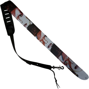 David Bowie - Aladdin Sane Leather Guitar Strap in der Gruppe MERCHANDISE / Merch / Pop-Rock bei Bengans Skivbutik AB (5649214)