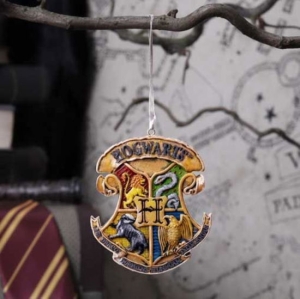 Harry Potter - Harry Potter Hogwarts Crest Hanging Ornament 8Cm in der Gruppe UNSERE TIPPS / Christmas Merch bei Bengans Skivbutik AB (5649462)