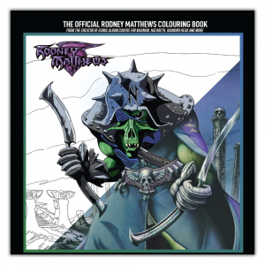 Rodney Matthews - The Official Rodney Matthews Colouring Book  in der Gruppe Taschenbücher bei Bengans Skivbutik AB (5649606)