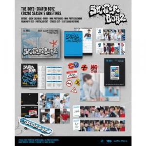 The Boyz - 2026 Seasons Greetings (Skater Boyz) + Photocard in der Gruppe MERCHANDISE / Merch / Kommande / K-Pop bei Bengans Skivbutik AB (5649717)