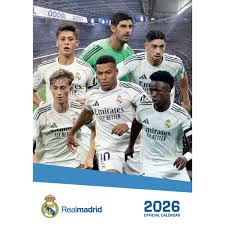Real Madrid Fc - 2026 A3 Calendar  in der Gruppe MERCHANDISE / Kalender / Sport bei Bengans Skivbutik AB (5649943)