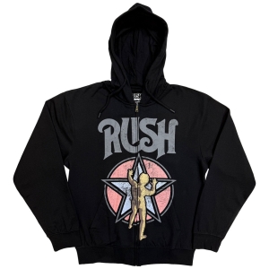Rush - Starman Uni Bl Zip Hoodie in der Gruppe MERCHANDISE / Kapuzenpullover / Hårdrock bei Bengans Skivbutik AB (5650172r)