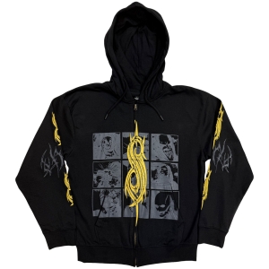Slipknot - The End So Far Tribal-S Band Uni Bl Zip Hoodie in der Gruppe MERCHANDISE / Kapuzenpullover / Hårdrock bei Bengans Skivbutik AB (5650173r)