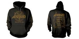 Venom - Hood - Welcome To Hell (S) in der Gruppe MERCHANDISE / Kapuzenpullover / Kommande / Hårdrock bei Bengans Skivbutik AB (5650261)