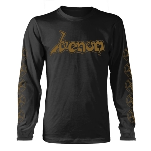 Venom - L/S Logo Gold (Xxxl) in der Gruppe MERCHANDISE / T-shirt / Kommande / Hårdrock bei Bengans Skivbutik AB (5650464)