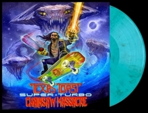 Texas Toast Chainsaw Massacre - Super Turbo (Turquoise Black Marble in der Gruppe UNSERE TIPPS / Freitagsveröffentlichungen / 2025-12-12 bei Bengans Skivbutik AB (5651527)