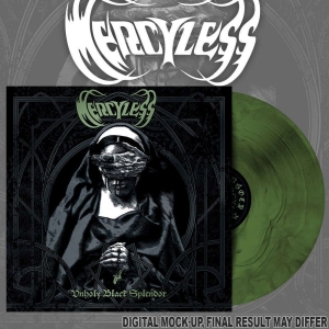 Mercyless - Unholy Black Splendor (Galaxy Vinyl in der Gruppe VINYL / Kommande / Hårdrock bei Bengans Skivbutik AB (5651658)