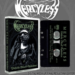 Mercyless - Unholy Black Splendor (Mc) in der Gruppe Kommande / Hårdrock bei Bengans Skivbutik AB (5651659)