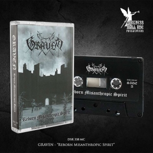 Graven - Reborn Misanthropic Spirit (Mc) in der Gruppe Kommande / Hårdrock bei Bengans Skivbutik AB (5652336)