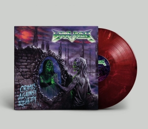 Game Over - Crimes Against Reality (Red Marbled in der Gruppe VINYL / Kommande / Hårdrock bei Bengans Skivbutik AB (5652433)