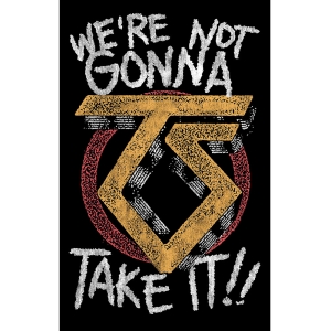 Twisted Sister - We're Not Gonna Take It Textile Poster in der Gruppe MERCHANDISE / Merch / Hårdrock bei Bengans Skivbutik AB (5653058)