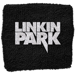 Linkin Park - Logo Embroidered Wristband in der Gruppe MERCHANDISE / Merch / Hårdrock bei Bengans Skivbutik AB (5653065)