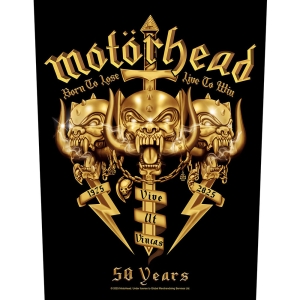 Motorhead - Core 50Th Back Patch in der Gruppe MERCHANDISE / Stoffaufnäher / Heavy Metal bei Bengans Skivbutik AB (5653102)