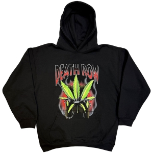 Death Row - Leaf Uni Bl Hoodie in der Gruppe MERCHANDISE / Kapuzenpullover / Hip Hop-Rap bei Bengans Skivbutik AB (5653201r)