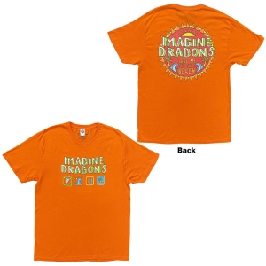 Imagine Dragons - Take Me To The Beach Uni Orange T-Shirt in der Gruppe MERCHANDISE / T-shirt / Pop-Rock bei Bengans Skivbutik AB (5653208r)