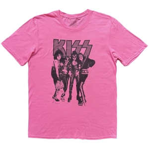 Kiss - Dressed To Kill Uni Pink T-Shirt in der Gruppe MERCHANDISE / T-shirt / Heavy Metal bei Bengans Skivbutik AB (5653209r)