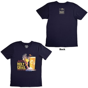 Monty Python - Holy Grail Golden Ale Uni Navy T-Shirt in der Gruppe MERCHANDISE / T-shirt / Soundtrack bei Bengans Skivbutik AB (5653210r)