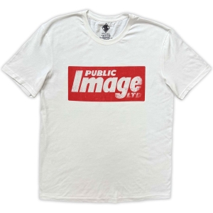 Public Image Limited (Pil) - News Logo Uni Wht T-Shirt in der Gruppe MERCHANDISE / T-shirt / Punk bei Bengans Skivbutik AB (5653211r)