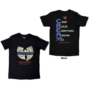 Wu Tang - C.R.E.A.M. Uni Bl T-Shirt in der Gruppe MERCHANDISE / T-shirt / Hip Hop-Rap bei Bengans Skivbutik AB (5653224r)