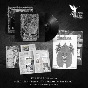 Merciless - Behind The Realms Of The Dark (Blac in der Gruppe VINYL / Kommande / Hårdrock bei Bengans Skivbutik AB (5653292)
