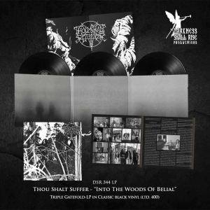 Thou Shalt Suffer - Into The Woods Of Belial (3 Lp Blac in der Gruppe VINYL / Kommande / Hårdrock bei Bengans Skivbutik AB (5653294)