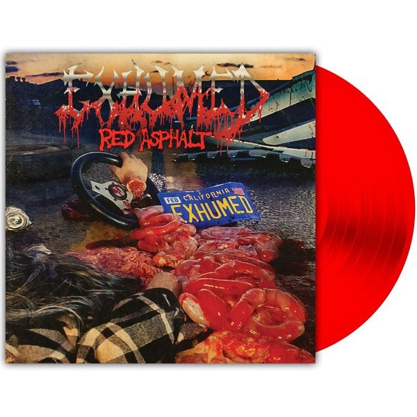 Exhumed - Red Asphalt (Blood Red Vinyl LP) in der Gruppe VINYL / Hårdrock bei Bengans Skivbutik AB (5653870)
